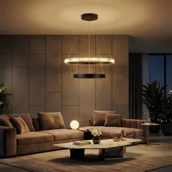 kelvo® DIAMOND KLV-101-0235 Κρεμαστό Φωτιστικό Οροφής LED 75W 7500lm 360° AC 220-240V IP20 Ρυθμιζόμενο Λευκό CCT με Χειριστήριο από 2700K έως 6000K Dimmable - Lumileds SMD Chip - Μαύρο Ματ - Μ60 x Π60 x Υ40cm - 3 Χρόνια Εγγύηση kelvo® DIAMOND KLV-101-0235 Κρεμαστό Φωτιστικό Οροφής LED 75W 7500lm 360° AC 220-240V IP20 Ρυθμιζόμενο Λευκό CCT με Χειριστήριο από 2700K έως 6000K Dimmable - Lumileds SMD Chip - Μαύρο Ματ - Μ60 x Π60 x Υ40cm - 3 Χρόνια Εγγύηση