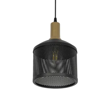 GLOBOSTAR® NETO 201-0130 Μοντέρνο Κρεμαστό Φωτιστικό Οροφής με Ντουί 1 x E27 AC 220-240V IP20 - Χρυσό & Μαύρο - Μ18 x Π18 x Υ70cm GLOBOSTAR® NETO 201-0130 Μοντέρνο Κρεμαστό Φωτιστικό Οροφής με Ντουί 1 x E27 AC 220-240V IP20 - Χρυσό & Μαύρο - Μ18 x Π18 x Υ70cm