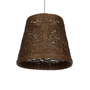 GLOBOSTAR® PLAYROOM 999-0145 Vintage Κρεμαστό Φωτιστικό Οροφής με Ντουί 1 x E27 AC 220-240V IP20 - Καφέ - Μ30 x Π30 x Υ30cm GLOBOSTAR® PLAYROOM 999-0145 Vintage Κρεμαστό Φωτιστικό Οροφής με Ντουί 1 x E27 AC 220-240V IP20 - Καφέ - Μ30 x Π30 x Υ30cm