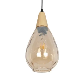 GLOBOSTAR® NOAH 999-0185 Μοντέρνο Κρεμαστό Φωτιστικό Οροφής με Ντουί 1 x E27 AC 220-240V IP20 - Μελί & Μπεζ - Μ16 x Π16 x Υ32cm GLOBOSTAR® NOAH 999-0185 Μοντέρνο Κρεμαστό Φωτιστικό Οροφής με Ντουί 1 x E27 AC 220-240V IP20 - Μελί & Μπεζ - Μ16 x Π16 x Υ32cm