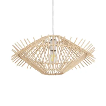 GLOBOSTAR® SASSO 999-0201 Boho Κρεμαστό Φωτιστικό Οροφής με Ντουί 1 x E27 AC 220-240V IP20 - Μπεζ - Μ50 x Π50 x Y23cm GLOBOSTAR® SASSO 999-0201 Boho Κρεμαστό Φωτιστικό Οροφής με Ντουί 1 x E27 AC 220-240V IP20 - Μπεζ - Μ50 x Π50 x Y23cm