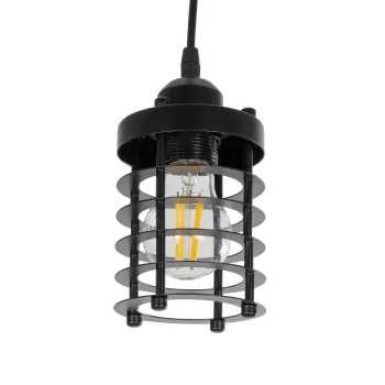 GLOBOSTAR® DARSEY 999-0227 Vintage Κρεμαστό Φωτιστικό Οροφής με Ντουί 1 x E27 AC 220-240V IP20 - Μαύρο - Μ10 x Π10 x Υ19cm GLOBOSTAR® DARSEY 999-0227 Vintage Κρεμαστό Φωτιστικό Οροφής με Ντουί 1 x E27 AC 220-240V IP20 - Μαύρο - Μ10 x Π10 x Υ19cm