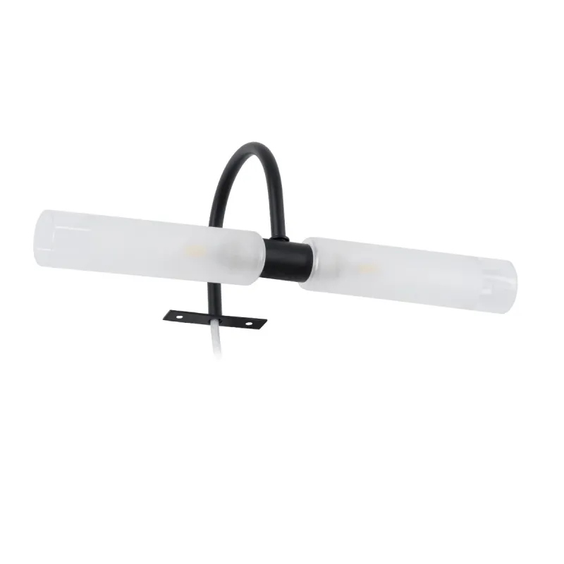 GLOBOSTAR® FLORA 60412 Μοντέρνο Φωτιστικό Τοίχου - Απλίκα Καθρέπτη Μπάνιου με Ντουί 2 x G9 AC 220-240V IP44 - Μαύρο Ματ - Μ31 x Π13 x Υ12cm GLOBOSTAR® FLORA 60412 Μοντέρνο Φωτιστικό Τοίχου - Απλίκα Καθρέπτη Μπάνιου με Ντουί 2 x G9 AC 220-240V IP44 - Μαύρο Ματ - Μ31 x Π13 x Υ12cm