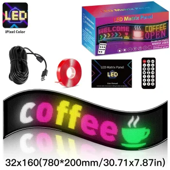 GLOBOSTAR® MATRIX GLB-106-0010 Εύκαμπτη Κυλιόμενη Ψηφιακή Επιγραφή 78x20cm P4.5 160x32 Pixel LED 20W AC 220-240V Αδιάβροχο IP65 Πολύχρωμο RGB - Bluetooth Control μέσω iPIXEL APP - Μ78 x Π0.4 x Υ20cm - 2 Χρόνια Εγγύηση GLOBOSTAR® MATRIX GLB-106-0010 Εύκαμπτη Κυλιόμενη Ψηφιακή Επιγραφή 78x20cm P4.5 160x32 Pixel LED 20W AC 220-240V Αδιάβροχο IP65 Πολύχρωμο RGB - Bluetooth Control μέσω iPIXEL APP - Μ78 x Π0.4 x Υ20cm - 2 Χρόνια Εγγύηση