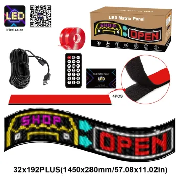 GLOBOSTAR® MATRIX GLB-106-0012 Εύκαμπτη Κυλιόμενη Ψηφιακή Επιγραφή 145x28cm P7 192x32 Pixel LED 20W AC 220-240V Αδιάβροχο IP65 Πολύχρωμο RGB - Bluetooth Control μέσω iPIXEL APP - Μ145 x Π0.4 x Υ28cm - 2 Χρόνια Εγγύηση GLOBOSTAR® MATRIX GLB-106-0012 Εύκαμπτη Κυλιόμενη Ψηφιακή Επιγραφή 145x28cm P7 192x32 Pixel LED 20W AC 220-240V Αδιάβροχο IP65 Πολύχρωμο RGB - Bluetooth Control μέσω iPIXEL APP - Μ145 x Π0.4 x Υ28cm - 2 Χρόνια Εγγύηση