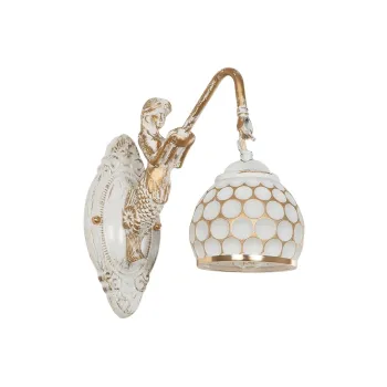 GLOBOSTAR® MERMAID 01317 Vintage Φωτιστικό Τοίχου - Απλίκα με Ντουί 1 x E27 AC 220-240V IP20 - Χρυσό - Μ16 x Π30 x Υ27cm