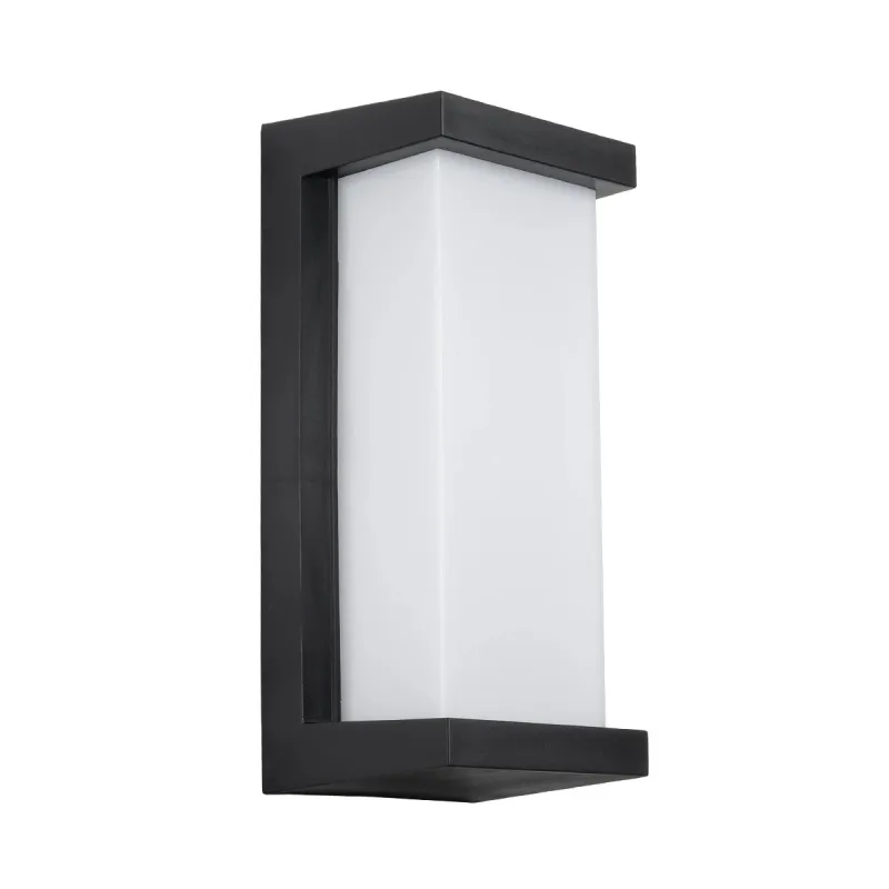 GLOBOSTAR® LOFT 60758 Μοντέρνο Φωτιστικό Τοίχου - Απλίκα LED 18W 1890lm 120° AC 220-240V Αδιάβροχο IP65 Φυσικό Λευκό 4500K - Bridgelux SMD Chip - Μαύρο Ματ - Μ24.5 x Π11 x Υ9.5cm - 3 Χρόνια Εγγύηση