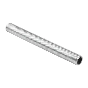 GLOBOSTAR® THREADEDTUBE 77559 Μεταλλικός DIY Σύνδεσμος / Μαστός με M10 Σπείρωμα για Φωτιστικά - Μ9 x Π1 x Υ1cm