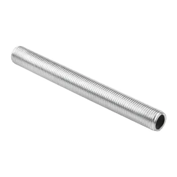 GLOBOSTAR® THREADEDTUBE 77559 Μεταλλικός DIY Σύνδεσμος / Μαστός με M10 Σπείρωμα για Φωτιστικά - Μ9 x Π1 x Υ1cm