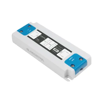 GLOBOSTAR® PLUX GLB-107-0010 Τροφοδοτικό/Μετασχηματιστής Class II SELV 36W 3A AC 220-240V σε DC 12V IP20 - Λευκό Ματ - Μ12.8 x Π5 x Υ1.5cm - 3 Χρόνια Εγγύηση