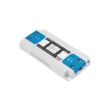 GLOBOSTAR® PLUX GLB-107-0012 Τροφοδοτικό/Μετασχηματιστής Class II SELV 12W 0.5A AC 220-240V σε DC 24V IP20 - Λευκό Ματ - Μ9.9 x Π4.6 x Υ1.1cm - 3 Χρόνια Εγγύηση