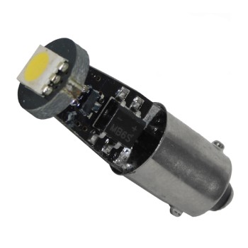 GloboStar® BA9S - T4W 22000   Λάμπα Αυτοκινήτου Can LED Bus με 1 SMD 5050 12 Volt 2.52W 24 lm 120° Ψυχρό Λευκό 6000K GloboStar® BA9S - T4W 22000   Λάμπα Αυτοκινήτου Can LED Bus με 1 SMD 5050 12 Volt 2.52W 24 lm 120° Ψυχρό Λευκό 6000K