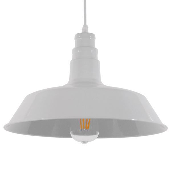 GLOBOSTAR® RAY 01043 Vintage Κρεμαστό Φωτιστικό Οροφής με Ντουί 1 x E27 AC 220-240V IP20 - Λευκό - Μ36 x Π36 x Υ25cm GLOBOSTAR® RAY 01043 Vintage Κρεμαστό Φωτιστικό Οροφής με Ντουί 1 x E27 AC 220-240V IP20 - Λευκό - Μ36 x Π36 x Υ25cm