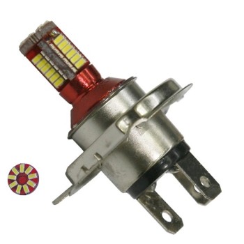GloboStar® 40138 Λάμπα Αυτοκίνητου  H4 Can Bus LED με 57 SMD 4014 4,5W 460lm 360° DC 12V IP20 Ψυχρό Λευκό 6000K GloboStar® 40138 Λάμπα Αυτοκίνητου  H4 Can Bus LED με 57 SMD 4014 4,5W 460lm 360° DC 12V IP20 Ψυχρό Λευκό 6000K
