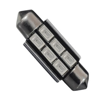 GloboStar® C5W 40162  Λάμπα Αυτοκινήτου  FESTOONLED 39mm Can Bus με 6 SMD 5630 2.5W DC  180° 12V Πράσινο GloboStar® C5W 40162  Λάμπα Αυτοκινήτου  FESTOONLED 39mm Can Bus με 6 SMD 5630 2.5W DC  180° 12V Πράσινο