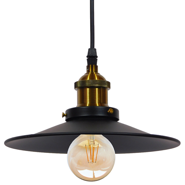 GLOBOSTAR® CARAVEL 01167 Vintage Κρεμαστό Φωτιστικό Οροφής με Ντουί 1 x E27 AC 220-240V IP20 - Μαύρο & Χρυσό - Μ22 x Π22 x Υ13cm GLOBOSTAR® CARAVEL 01167 Vintage Κρεμαστό Φωτιστικό Οροφής με Ντουί 1 x E27 AC 220-240V IP20 - Μαύρο & Χρυσό - Μ22 x Π22 x Υ13cm