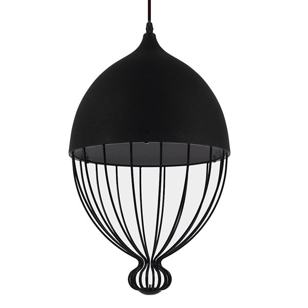GLOBOSTAR® CANARIO 01107 Vintage Κρεμαστό Φωτιστικό Οροφής με Ντουί 1 x E27 AC 220-240V IP20 - Μαύρο - Μ28 x Π28 x Υ47cm GLOBOSTAR® CANARIO 01107 Vintage Κρεμαστό Φωτιστικό Οροφής με Ντουί 1 x E27 AC 220-240V IP20 - Μαύρο - Μ28 x Π28 x Υ47cm