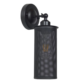 GLOBOSTAR® HOLVIA 01160 Vintage Φωτιστικό Τοίχου - Απλίκα με Ντουί 1 x E27 AC 220-240V IP20 - Μαύρο - Μ16 x Π12 x Υ34cm GLOBOSTAR® HOLVIA 01160 Vintage Φωτιστικό Τοίχου - Απλίκα με Ντουί 1 x E27 AC 220-240V IP20 - Μαύρο - Μ16 x Π12 x Υ34cm