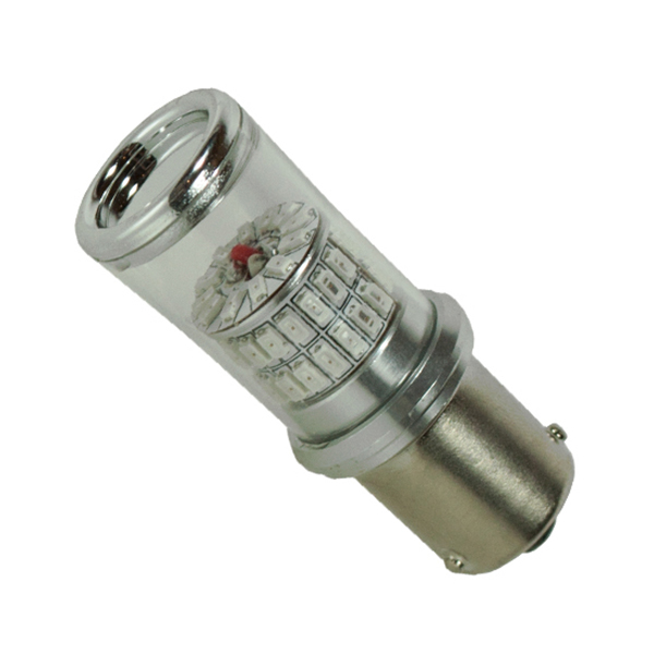 Λαμπτήρας BAU15S 48 SMD 4014 Can Bus 24v Πορτοκαλί GloboStar 04473 Λαμπτήρας BAU15S 48 SMD 4014 Can Bus 24v Πορτοκαλί GloboStar 04473