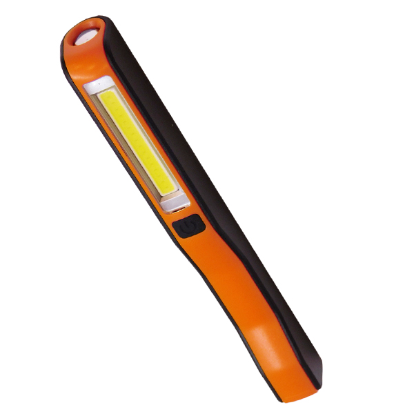 Mini Φορητός Φακός PEN COB LED Πορτοκαλί Χρώμα GloboStar 07011 Mini Φορητός Φακός PEN COB LED Πορτοκαλί Χρώμα GloboStar 07011