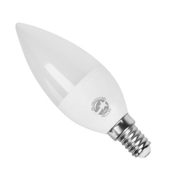 GloboStar® 77456 Λάμπα LED E14 Κεράκι C37 6W 230V 590lm 260° Ψυχρό Λευκό 6000k Dimmable GloboStar® 77456 Λάμπα LED E14 Κεράκι C37 6W 230V 590lm 260° Ψυχρό Λευκό 6000k Dimmable