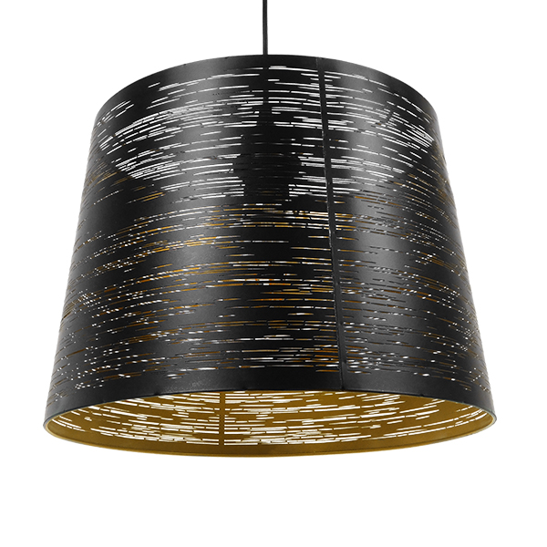 GLOBOSTAR® ACCADEMIA 01584 Μοντέρνο Κρεμαστό Φωτιστικό Οροφής με Ντουί 1 x E27 AC 220-240V IP20 - Μαύρο & Χρυσό - Μ35 x Π35 x Y25cm GLOBOSTAR® ACCADEMIA 01584 Μοντέρνο Κρεμαστό Φωτιστικό Οροφής με Ντουί 1 x E27 AC 220-240V IP20 - Μαύρο & Χρυσό - Μ35 x Π35 x Y25cm