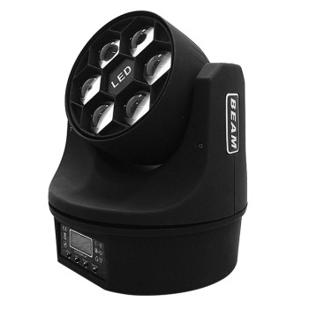 GLOBOSTAR® MINIBEE 51122 Stage Κινούμενη Ρομποτική Κεφαλή Bee Eye Super Beam & Wash LED 90W Zoom 6°/51° AC 220-240V IP20 6 x 15W CREE Chip Πολύχρωμο RGBW Dimmable DMX512 Protocol 11/14 Channels - Μ18 x Π20.6 x Υ24.7cm - 2 Χρόνια Εγγύηση GLOBOSTAR® MINIBEE 51122 Stage Κινούμενη Ρομποτική Κεφαλή Bee Eye Super Beam & Wash LED 90W Zoom 6°/51° AC 220-240V IP20 6 x 15W CREE Chip Πολύχρωμο RGBW Dimmable DMX512 Protocol 11/14 Channels - Μ18 x Π20.6 x Υ24.7cm - 2 Χρόνια Εγγύηση