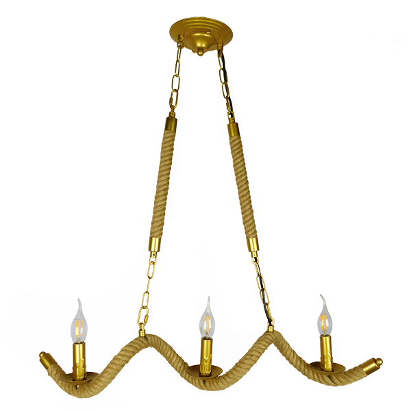 GLOBOSTAR® LUXOR 01598 Vintage Κρεμαστό Φωτιστικό Οροφής με Ντουί 3 x E14 AC 220-240V IP20 - Χρυσό & Μπεζ - Μ75 x Π13 x Y18cm GLOBOSTAR® LUXOR 01598 Vintage Κρεμαστό Φωτιστικό Οροφής με Ντουί 3 x E14 AC 220-240V IP20 - Χρυσό & Μπεζ - Μ75 x Π13 x Y18cm