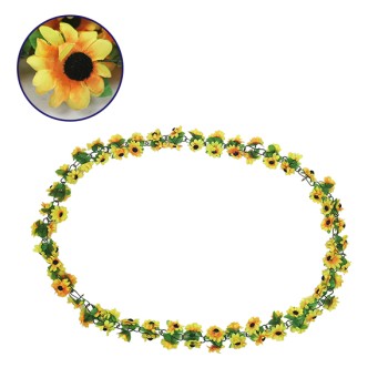 GloboStar® 09027 Τεχνητό Κρεμαστό Φυτό Διακοσμητική Γιρλάντα Μήκους 2 μέτρων με 80 X Μικρά Ηλιοτρόπια Κίτρινα GloboStar® 09027 Τεχνητό Κρεμαστό Φυτό Διακοσμητική Γιρλάντα Μήκους 2 μέτρων με 80 X Μικρά Ηλιοτρόπια Κίτρινα