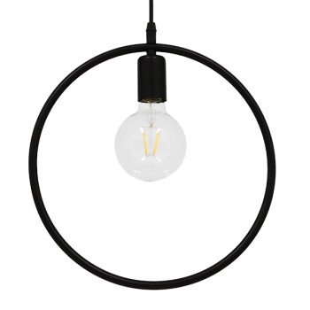 GLOBOSTAR® OMICRON 01578 Μοντέρνο Κρεμαστό Φωτιστικό Οροφής με Ντουί 1 x E27 AC 220-240V IP20 - Μαύρο - Μ33 x Π4 x Υ33cm GLOBOSTAR® OMICRON 01578 Μοντέρνο Κρεμαστό Φωτιστικό Οροφής με Ντουί 1 x E27 AC 220-240V IP20 - Μαύρο - Μ33 x Π4 x Υ33cm