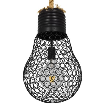 GLOBOSTAR® URBAN 01522 Vintage Κρεμαστό Φωτιστικό Οροφής με Ντουί 1 x E27 AC 220-240V IP20 - Μαύρο & Μπεζ - Μ28 x Π28 x Υ40cm GLOBOSTAR® URBAN 01522 Vintage Κρεμαστό Φωτιστικό Οροφής με Ντουί 1 x E27 AC 220-240V IP20 - Μαύρο & Μπεζ - Μ28 x Π28 x Υ40cm