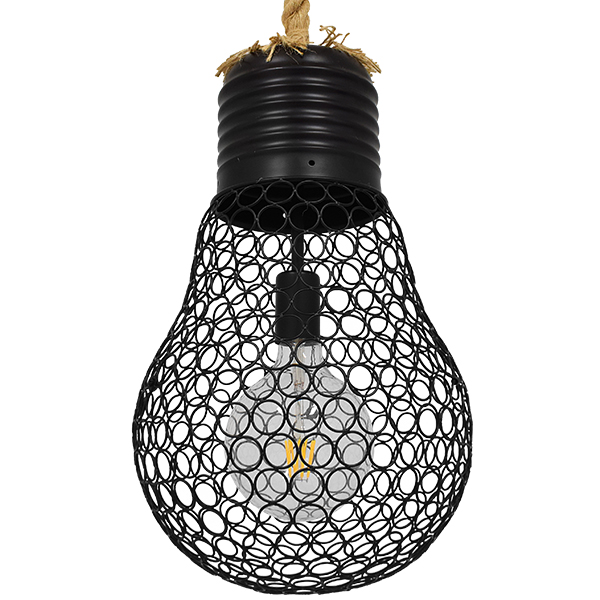 GLOBOSTAR® URBAN 01522 Vintage Κρεμαστό Φωτιστικό Οροφής με Ντουί 1 x E27 AC 220-240V IP20 - Μαύρο & Μπεζ - Μ28 x Π28 x Υ40cm GLOBOSTAR® URBAN 01522 Vintage Κρεμαστό Φωτιστικό Οροφής με Ντουί 1 x E27 AC 220-240V IP20 - Μαύρο & Μπεζ - Μ28 x Π28 x Υ40cm
