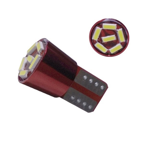 GLOBOSTAR® W5W-T10 81107 Λάμπα W5W T10 CANbus LED 1.6W 160lm 120° DC 12-24V IP20 Ψυχρό Λευκό 6000K - 6 x Epistar SMD4014 Chip - Μ1 x Π1 x Υ2.7cm - 1 Χρόνο Εγγύηση GLOBOSTAR® W5W-T10 81107 Λάμπα W5W T10 CANbus LED 1.6W 160lm 120° DC 12-24V IP20 Ψυχρό Λευκό 6000K - 6 x Epistar SMD4014 Chip - Μ1 x Π1 x Υ2.7cm - 1 Χρόνο Εγγύηση