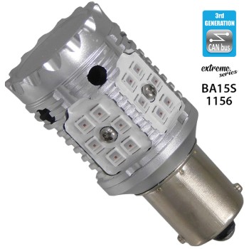 GloboStar® 1156 - BA15S - P21W 81234 Λάμπα Αυτοκίνητου LED Extreme Series Can-Bus 3ης Γενιάς με βάση 1156 15W 12v Κόκκινος για Στοπ GloboStar GloboStar® 1156 - BA15S - P21W 81234 Λάμπα Αυτοκίνητου LED Extreme Series Can-Bus 3ης Γενιάς με βάση 1156 15W 12v Κόκκινος για Στοπ GloboStar
