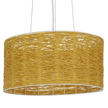 GLOBOSTAR® INCASS 01630 Vintage Κρεμαστό Φωτιστικό Οροφής με Ντουί 3 x E27 AC 220-240V IP20 - Μπεζ - Μ40 x Π40 x Υ22cm GLOBOSTAR® INCASS 01630 Vintage Κρεμαστό Φωτιστικό Οροφής με Ντουί 3 x E27 AC 220-240V IP20 - Μπεζ - Μ40 x Π40 x Υ22cm