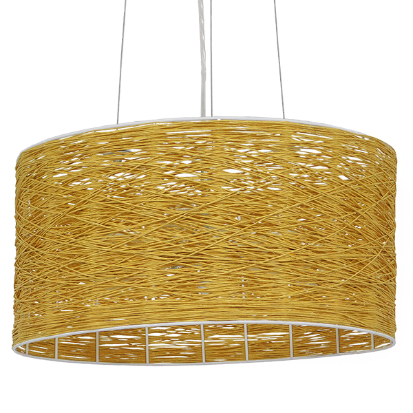 GLOBOSTAR® INCASS 01630 Vintage Κρεμαστό Φωτιστικό Οροφής με Ντουί 3 x E27 AC 220-240V IP20 - Μπεζ - Μ40 x Π40 x Υ22cm GLOBOSTAR® INCASS 01630 Vintage Κρεμαστό Φωτιστικό Οροφής με Ντουί 3 x E27 AC 220-240V IP20 - Μπεζ - Μ40 x Π40 x Υ22cm