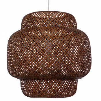 GLOBOSTAR® MALDIVES 01658 Boho Κρεμαστό Φωτιστικό Οροφής με Ντουί 1 x E27 AC 220-240V IP20 - Καφέ - Μ56 x Π56 x Υ54cm GLOBOSTAR® MALDIVES 01658 Boho Κρεμαστό Φωτιστικό Οροφής με Ντουί 1 x E27 AC 220-240V IP20 - Καφέ - Μ56 x Π56 x Υ54cm