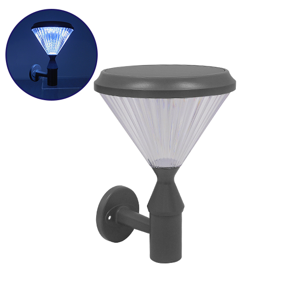 GLOBOSTAR® SOLARTIS 12125 Φωτιστικό Κολωνάκι Κήπου LED 10W 1000lm 180° με Ενσωματωμένο Φωτοβολταϊκό Panel 6V 5W & Επαναφορτιζόμενη Μπαταρία Li-ion 3.2V 6000mAh με Αισθητήρα Ημέρας-Νύχτας Αδιάβροχο IP65 Ψυχρό Λευκό 6000K - Γκρι Ανθρακί - Μ26 x Π26 x Υ3 GLOBOSTAR® SOLARTIS 12125 Φωτιστικό Κολωνάκι Κήπου LED 10W 1000lm 180° με Ενσωματωμένο Φωτοβολταϊκό Panel 6V 5W & Επαναφορτιζόμενη Μπαταρία Li-ion 3.2V 6000mAh με Αισθητήρα Ημέρας-Νύχτας Αδιάβροχο IP65 Ψυχρό Λευκό 6000K - Γκρι Ανθρακί - Μ26 x Π26 x Υ3