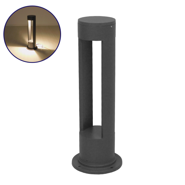 GLOBOSTAR® KIPARIO 12138 Φωτιστικό Κολωνάκι Κήπου LED 15W 1500lm 60° AC 220-240V Αδιάβροχο IP65 Θερμό Λευκό 2700K - Γκρι Ανθρακί - Μ14 x Π14 x Υ58cm - 3 Χρόνια Εγγύηση GLOBOSTAR® KIPARIO 12138 Φωτιστικό Κολωνάκι Κήπου LED 15W 1500lm 60° AC 220-240V Αδιάβροχο IP65 Θερμό Λευκό 2700K - Γκρι Ανθρακί - Μ14 x Π14 x Υ58cm - 3 Χρόνια Εγγύηση