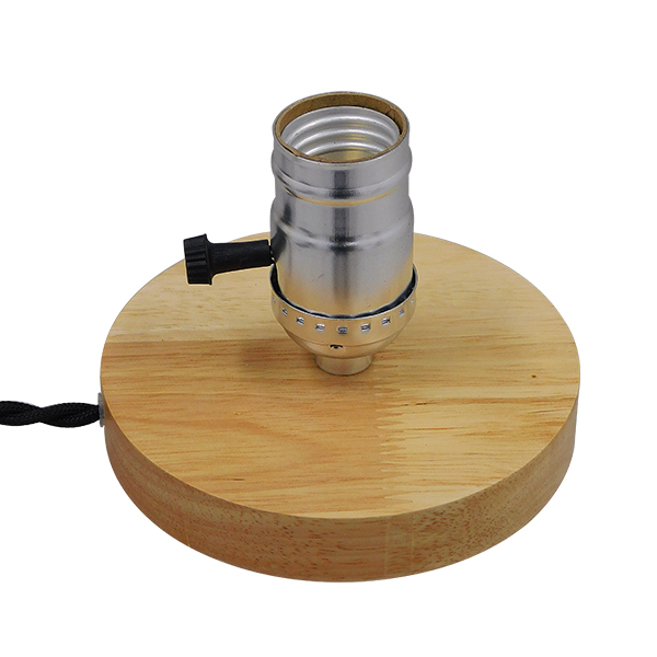 GloboStar® NOX 91046 Μοντέρνο Επιτραπέζιο Φωτιστικό Πορτατίφ Μονόφωτο 1 x E27 IP20 Μπεζ Ξύλο με Ασημί Μέταλλο - Μ12 x Π12 x Υ10.6cm GloboStar® NOX 91046 Μοντέρνο Επιτραπέζιο Φωτιστικό Πορτατίφ Μονόφωτο 1 x E27 IP20 Μπεζ Ξύλο με Ασημί Μέταλλο - Μ12 x Π12 x Υ10.6cm