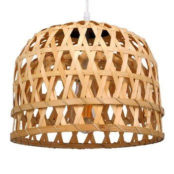 GLOBOSTAR® MANGEA 01634 Boho Κρεμαστό Φωτιστικό Οροφής με Ντουί 1 x E27 AC 220-240V IP20 - Μπεζ - Μ32 x Π32 x Υ30cm GLOBOSTAR® MANGEA 01634 Boho Κρεμαστό Φωτιστικό Οροφής με Ντουί 1 x E27 AC 220-240V IP20 - Μπεζ - Μ32 x Π32 x Υ30cm