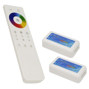 Ασύρματος LED RGB Controller με Χειριστήριο Αφής 2.4G RF για Δυο Group 12v (288w) - 24v (576w) DC GloboStar 04142 Ασύρματος LED RGB Controller με Χειριστήριο Αφής 2.4G RF για Δυο Group 12v (288w) - 24v (576w) DC GloboStar 04142