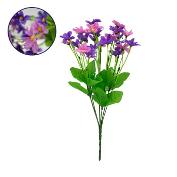 GloboStar® 09088 Τεχνητό Φυτό Διακοσμητικό Μπουκέτο Garden Cosmos Μωβ - Ροζ M20cm x Υ35cm Π20cm με 7 Κλαδάκια GloboStar® 09088 Τεχνητό Φυτό Διακοσμητικό Μπουκέτο Garden Cosmos Μωβ - Ροζ M20cm x Υ35cm Π20cm με 7 Κλαδάκια