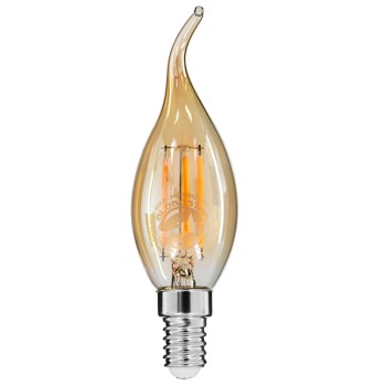 GLOBOSTAR® CANDLE 99032 Λάμπα Κεράκι E14 C35T LED 4W 420lm 360° AC 220-240V IP20 Ultra Θερμό Λευκό 2200K Dimmable - Filament Chip - Μελί - Μ3.5 x Π3.5 x Υ12cm - 3 Χρόνια Εγγύηση GLOBOSTAR® CANDLE 99032 Λάμπα Κεράκι E14 C35T LED 4W 420lm 360° AC 220-240V IP20 Ultra Θερμό Λευκό 2200K Dimmable - Filament Chip - Μελί - Μ3.5 x Π3.5 x Υ12cm - 3 Χρόνια Εγγύηση