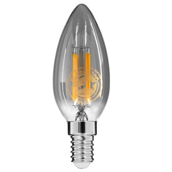 GLOBOSTAR® CANDLE 99061 Λάμπα Κεράκι E14 C35 LED 4W 400lm 360° AC 220-240V IP20 Θερμό Λευκό 2700K Dimmable - Filament Chip - Μαύρο Φιμέ - Μ3.5 x Π3.5 x Υ9.8cm - 3 Χρόνια Εγγύηση GLOBOSTAR® CANDLE 99061 Λάμπα Κεράκι E14 C35 LED 4W 400lm 360° AC 220-240V IP20 Θερμό Λευκό 2700K Dimmable - Filament Chip - Μαύρο Φιμέ - Μ3.5 x Π3.5 x Υ9.8cm - 3 Χρόνια Εγγύηση
