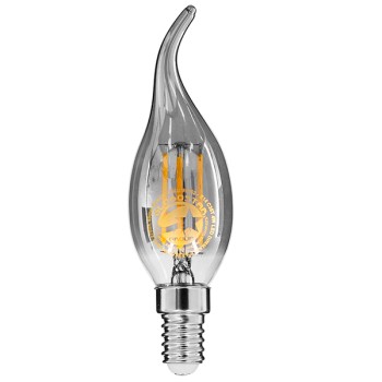 GLOBOSTAR® CANDLE 99062 Λάμπα Κεράκι E14 C35T LED 4W 400lm 360° AC 220-240V IP20 Θερμό Λευκό 2700K Dimmable - Filament Chip - Μαύρο Φιμέ - Μ3.5 x Π3.5 x Υ12cm - 3 Χρόνια Εγγύηση GLOBOSTAR® CANDLE 99062 Λάμπα Κεράκι E14 C35T LED 4W 400lm 360° AC 220-240V IP20 Θερμό Λευκό 2700K Dimmable - Filament Chip - Μαύρο Φιμέ - Μ3.5 x Π3.5 x Υ12cm - 3 Χρόνια Εγγύηση
