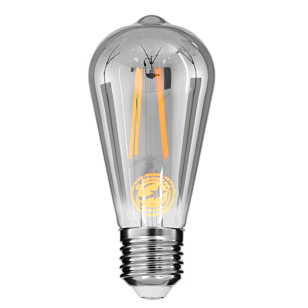 GLOBOSTAR® PEAR 99077 Λάμπα E27 ST64 LED 10W 1000lm 360° AC 220-240V IP20 Θερμό Λευκό 2700K Dimmable - Long Filament Chip - Μαύρο Φιμέ - Μ6.4 x Π6.4 x Υ14.5cm - 3 Χρόνια Εγγύηση GLOBOSTAR® PEAR 99077 Λάμπα E27 ST64 LED 10W 1000lm 360° AC 220-240V IP20 Θερμό Λευκό 2700K Dimmable - Long Filament Chip - Μαύρο Φιμέ - Μ6.4 x Π6.4 x Υ14.5cm - 3 Χρόνια Εγγύηση