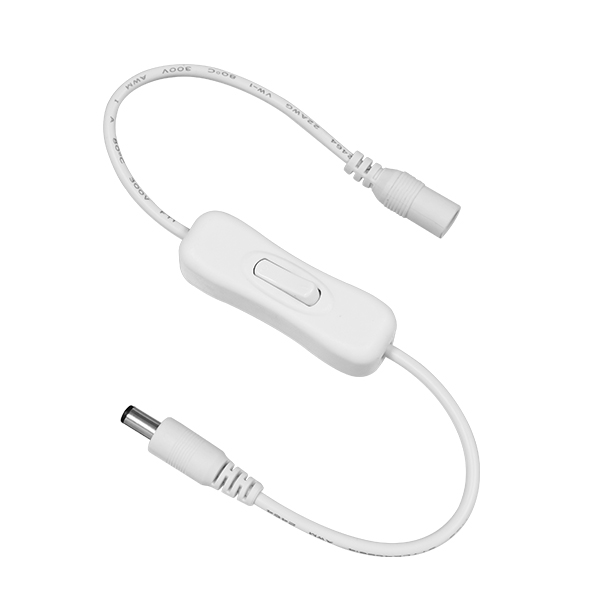 GloboStar® 73301 Διακόπτης On/Off Λευκός DC 12-24V Max 120W GloboStar® 73301 Διακόπτης On/Off Λευκός DC 12-24V Max 120W