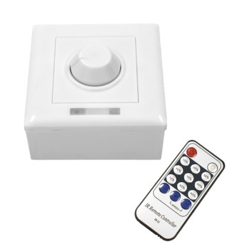 GLOBOSTAR® DIMMERONIA 73371 AC Triac Dimmer Τοίχου με RF Ασύρματο Χειριστήριο με 1 x 1.5A 350W Κανάλι AC 220-240V 1.5A 350W Max IP20 - Μ8.8 x Π5.7 x Υ8.8cm - 2 Χρόνια Εγγύηση GLOBOSTAR® DIMMERONIA 73371 AC Triac Dimmer Τοίχου με RF Ασύρματο Χειριστήριο με 1 x 1.5A 350W Κανάλι AC 220-240V 1.5A 350W Max IP20 - Μ8.8 x Π5.7 x Υ8.8cm - 2 Χρόνια Εγγύηση