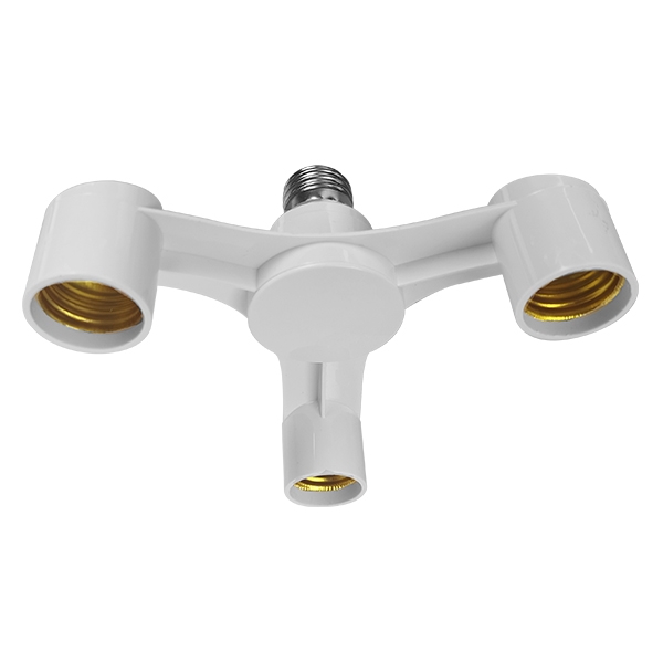 GLOBOSTAR® ADAPTOR 78976 Αντάπτορας/Μετατροπέας από Ντουί E27 σε 3 x E27 IP20 - Μ18 x Π18 x Υ10cm GLOBOSTAR® ADAPTOR 78976 Αντάπτορας/Μετατροπέας από Ντουί E27 σε 3 x E27 IP20 - Μ18 x Π18 x Υ10cm